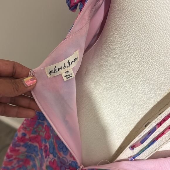 For Love and Lemons Corset Floral Angie Mini Dress - Picture 7 of 8